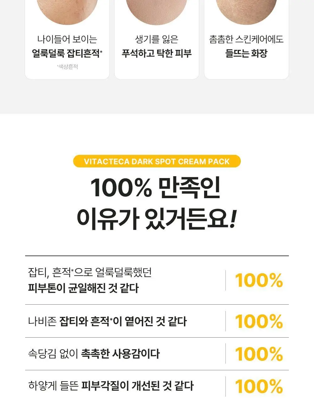 [비타민랩핑팩/대용량] CKD 비타씨테카 잡티흔적 크림팩 80ml 기획세트 (+브러쉬 증정) 상세페이지 3